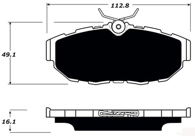 Porterfield Brake Pads for 2014 FORD MUSTANG Boss 302
