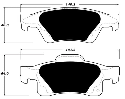 Porterfield Brake Pads for 2015 JEEP GRAND CHEROKEE - w/ 330mm Front Disc