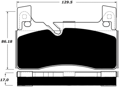Porterfield Brake Pads for 2012 MERCEDES-BENZ SLS w/Iron Discs