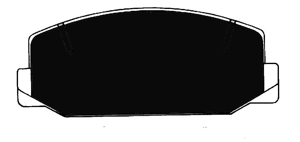 Porterfield Brake Pads for 1975 TOYOTA COROLLA 1600 2TC Eng.