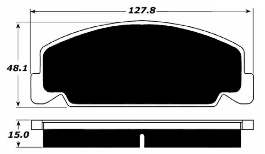 Porterfield Brake Pads for 1996 HONDA CIVIC Coupe DX