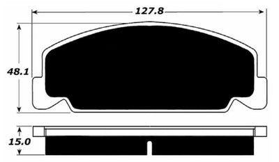 Porterfield Brake Pads for 1996 HONDA CIVIC Coupe DX