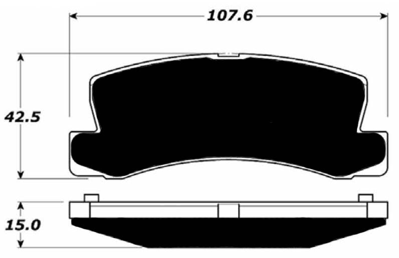 Porterfield Brake Pads for 1994 TOYOTA CELICA GT