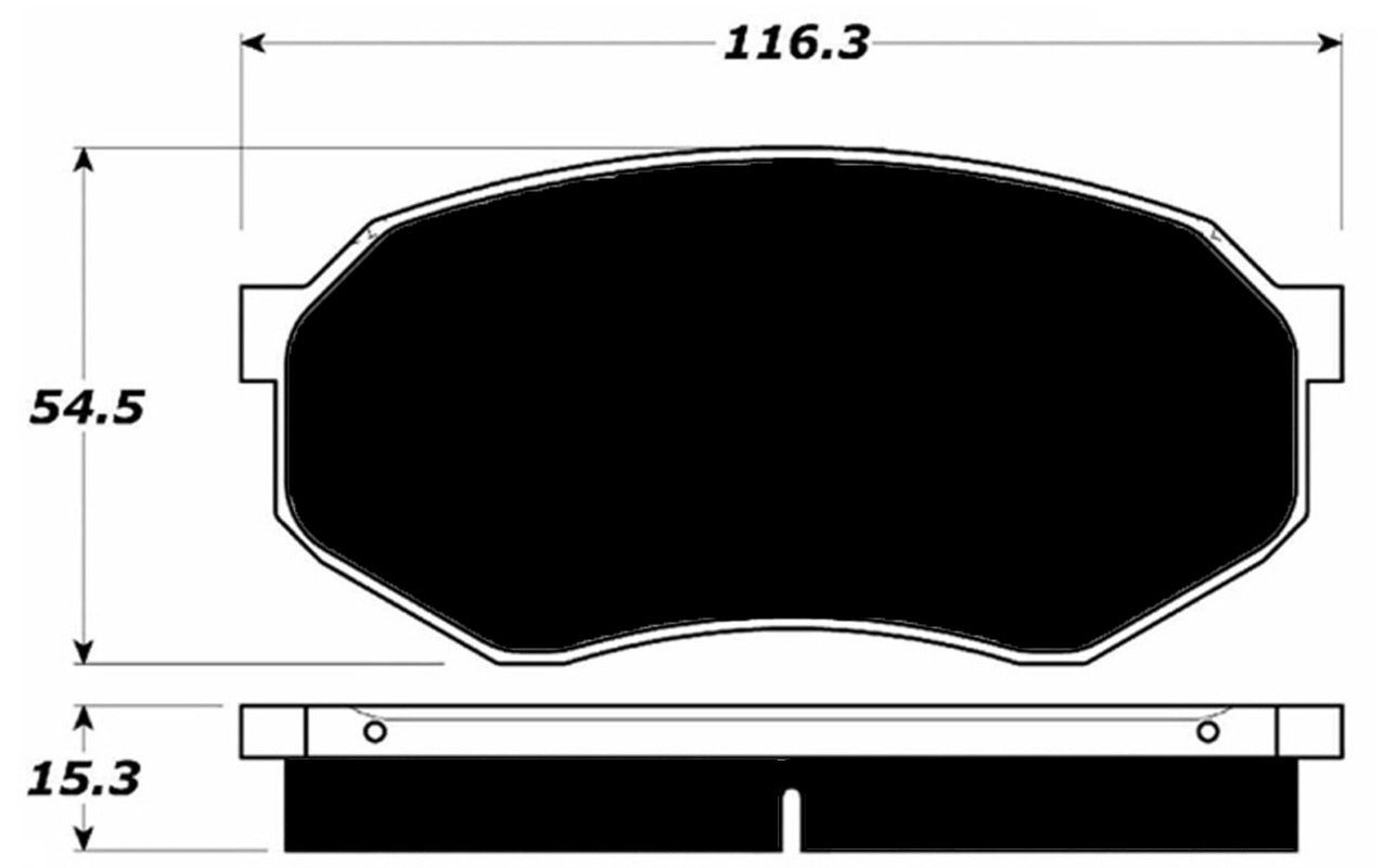 Porterfield Brake Pads for 1991 TOYOTA CRESSIDA