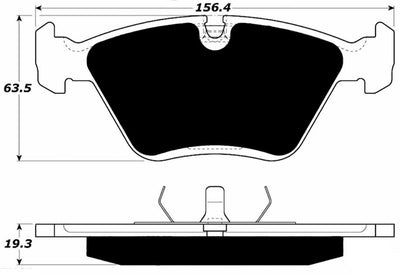 Porterfield Brake Pads for 2005 BMW M3