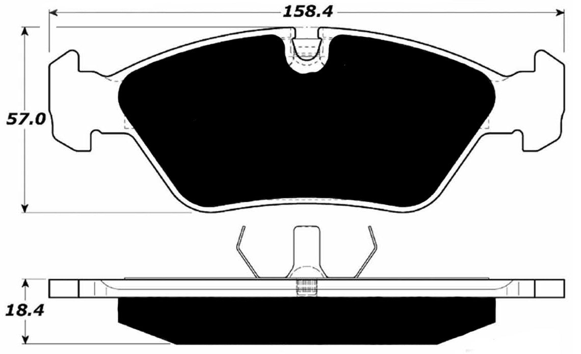 Porterfield Brake Pads for 1985 FERRARI 328 GTS