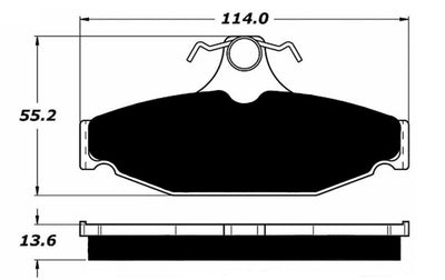 Porterfield Brake Pads for 1992 CHEVROLET CAMARO