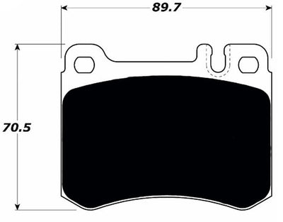 Porterfield Brake Pads for 1987 MERCEDES-BENZ 560 SL