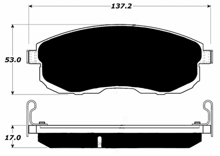 Porterfield Brake Pads for 1996 NISSAN ALTIMA