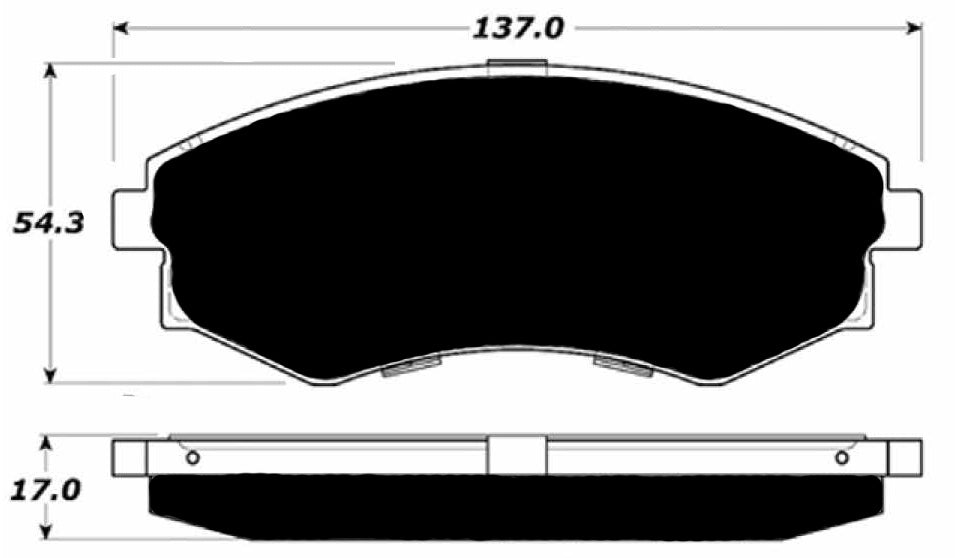 Porterfield Brake Pads for 1993 NISSAN 240SX w/ABS