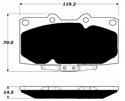 Porterfield Brake Pads for 1995 NISSAN 300ZX Turbo