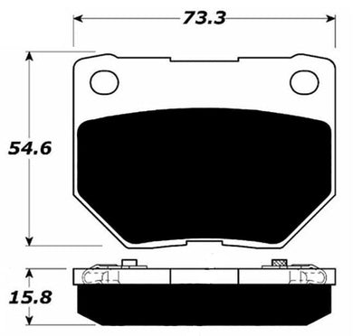 Porterfield Brake Pads for 1995 NISSAN 300ZX Turbo