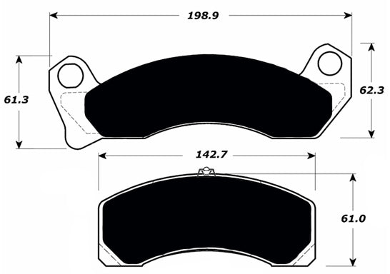 Porterfield Brake Pads for 1984 MERCURY GRAND MARQUIS Police