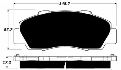 Porterfield Brake Pads for 1995 ACURA NSX