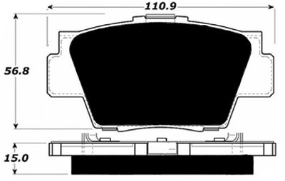Porterfield Brake Pads for 1995 ACURA NSX
