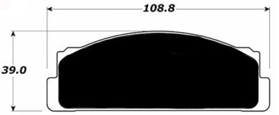 Porterfield Brake Pads for 1974 FIAT SPIDER 124