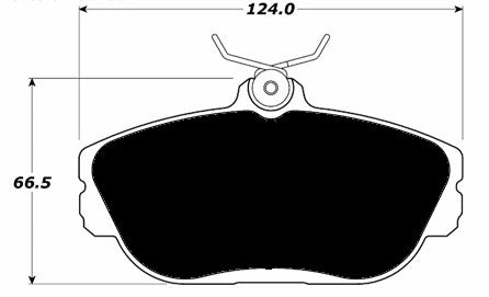 Porterfield Brake Pads for 2000 MERCURY SABLE