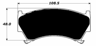 Porterfield Brake Pads for 1997 NISSAN SENTRA R/Drum