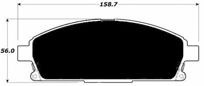 Porterfield Brake Pads for 2000 INFINITI Q45