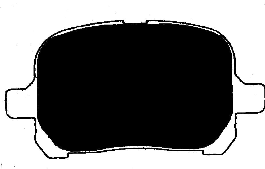 Porterfield Brake Pads for 2000 TOYOTA CAMRY V6 Made in Japan