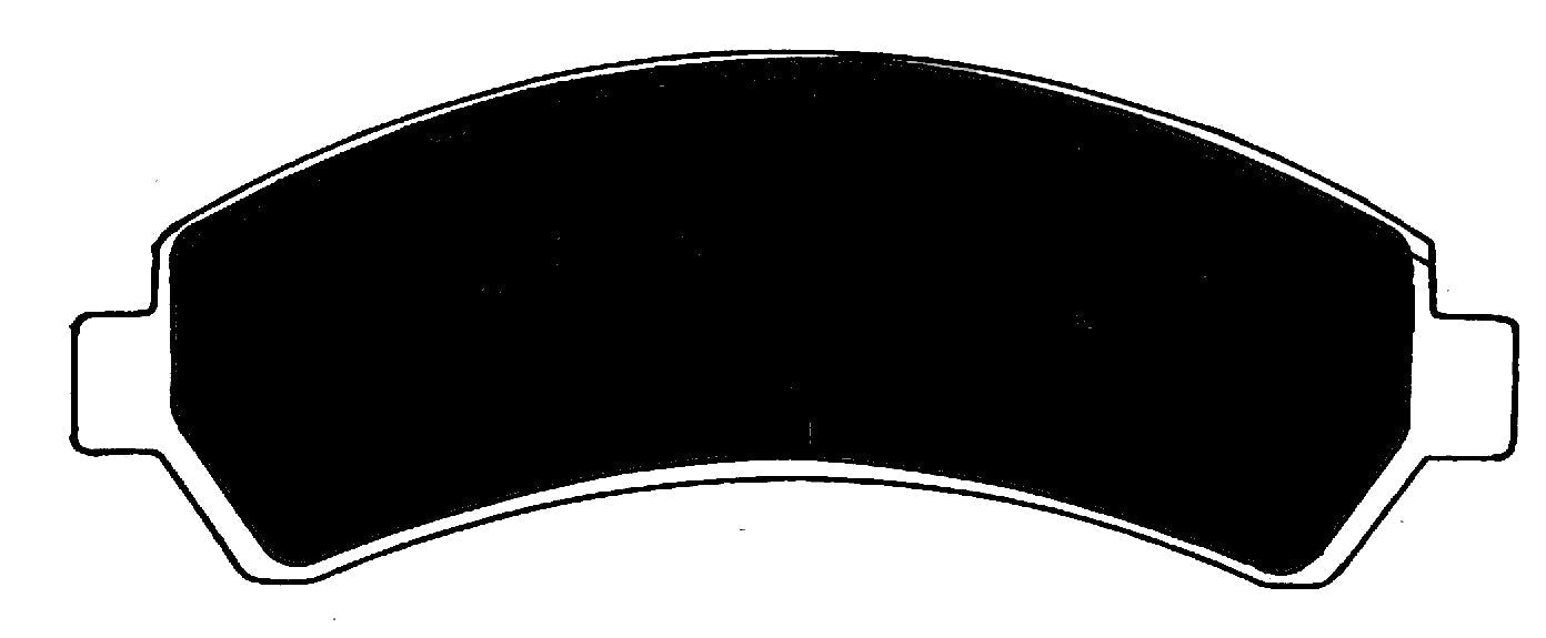 Porterfield Brake Pads for 2004 CHEVROLET S-10 PICKUP 2WD