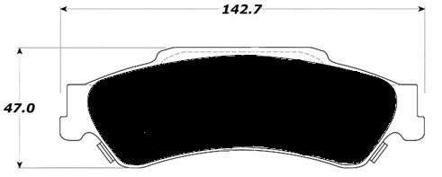 Porterfield Brake Pads for 2004 CHEVROLET S-10 PICKUP 2WD
