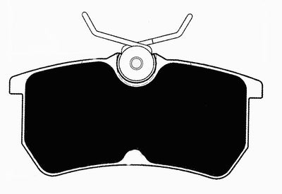 Porterfield Brake Pads for 2014 FORD FIESTA- Rear Disc