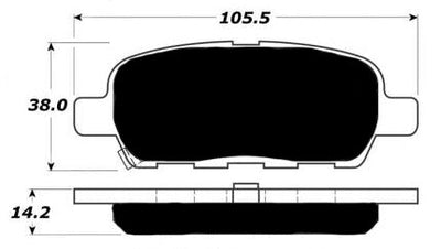 Porterfield Brake Pads for 2016 NISSAN ALTIMA