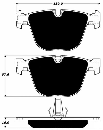 Porterfield Brake Pads for 2015 BMW 740 Series