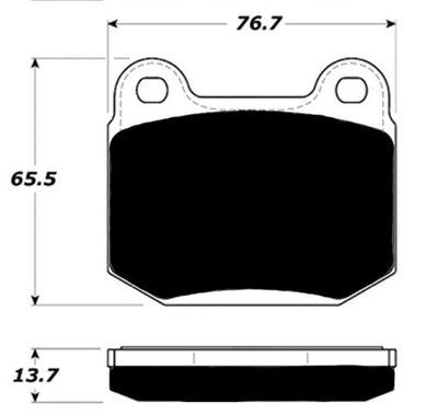 Porterfield Brake Pads for 2008 SUBARU WRX Sti