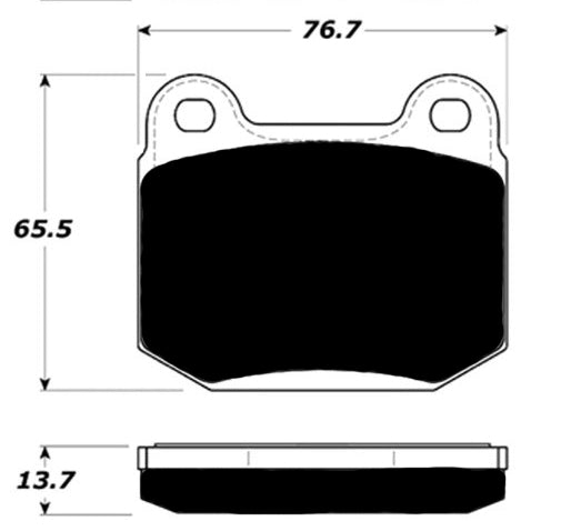 Porterfield Brake Pads for 2012 SUBARU WRX Sti