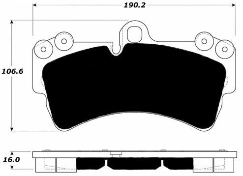 Porterfield Brake Pads for 2014 AUDI Q7
