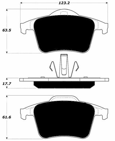 Porterfield Brake Pads for 2010 VOLVO XC90 w/336mm Front Discs