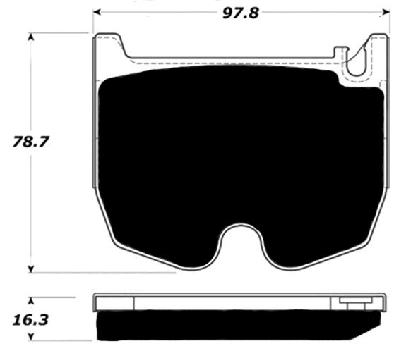 Porterfield Brake Pads for 2005 MERCEDES-BENZ S55 AMG