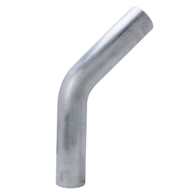 HPS Performance Products HPS 1-7/8" OD 45 Degree Bend 6061 Aluminum Elbow Pipe Tubing 16 Gauge w/ 2-1/4" CLR