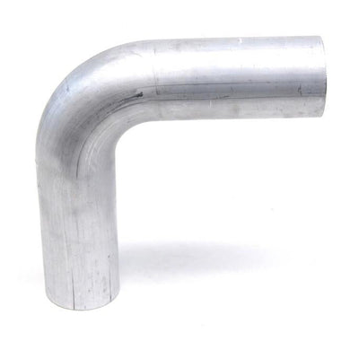 HPS Performance Products HPS 1-1/2" OD 90 Degree Bend 6061 Aluminum Elbow Pipe Tubing 16 Gauge, Mandrel Bent, Mill Finish