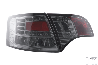 Audi A4 (B7/8E) Avant Chrome Smoke LED Taillights Set (2004-2008)