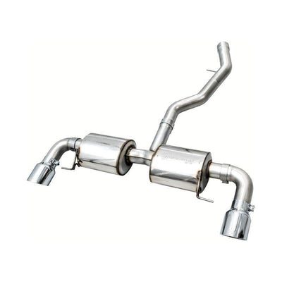 AWE 19-23 BMW 330i / 21-23 BMW 430i Base G2X Touring Axle Back Exhaust - Chrome Silver