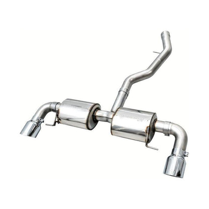 AWE 19-23 BMW 330i / 21-23 BMW 430i Base G2X Touring Axle Back Exhaust - Chrome Silver