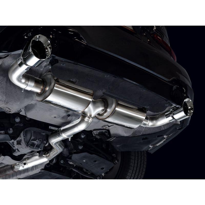 AWE 19-23 BMW 330i / 21-23 BMW 430i Base G2X Touring Axle Back Exhaust - Chrome Silver