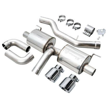AWE 19-23 BMW 330i / 21-23 BMW 430i Base G2X Touring Axle Back Exhaust - Chrome Silver