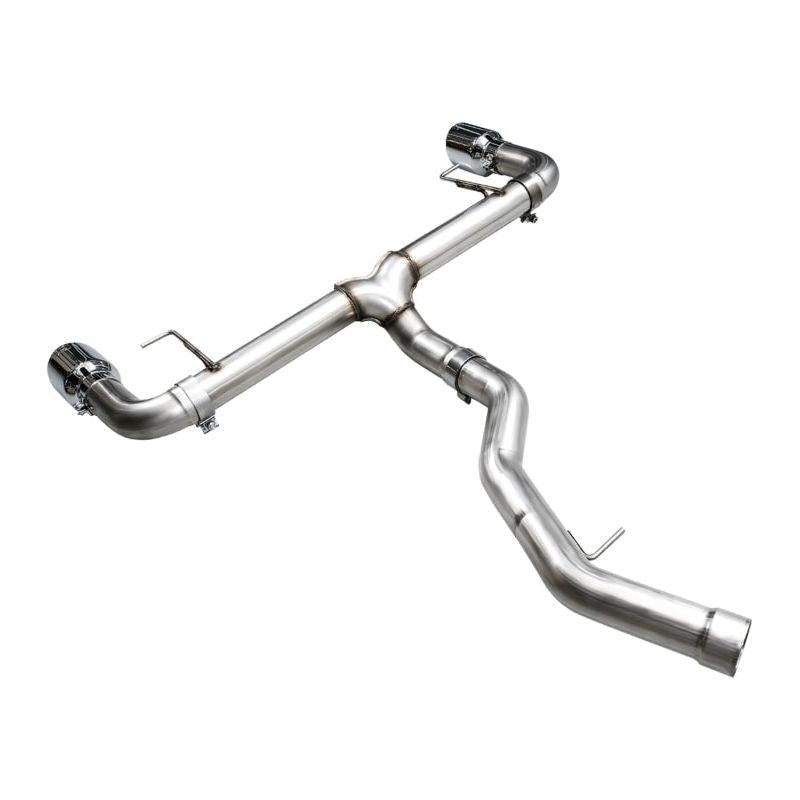 AWE 19-23 BMW 330i / 21-23 BMW 430i Base G2X Track Edition Axle Back Exhaust - Chrome Silver