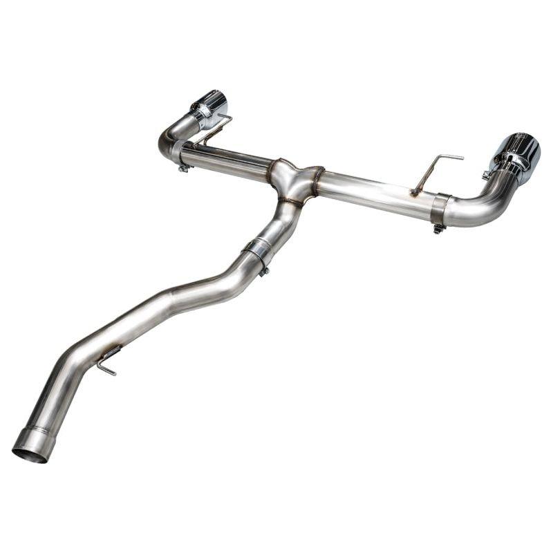 AWE 19-23 BMW 330i / 21-23 BMW 430i Base G2X Track Edition Axle Back Exhaust - Chrome Silver