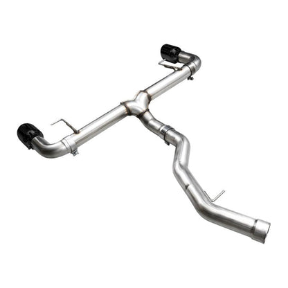 AWE 19-23 BMW 330i / 21-23 BMW 430i Base G2X Track Edition Axle Back Exhaust - Diamond Black