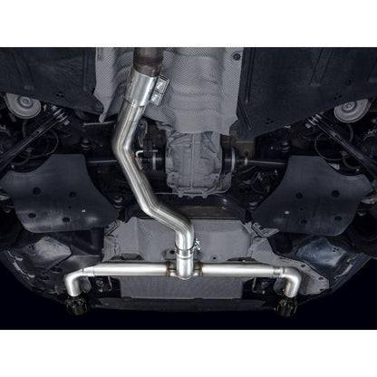 AWE 19-23 BMW 330i / 21-23 BMW 430i Base G2X Track Edition Axle Back Exhaust - Diamond Black