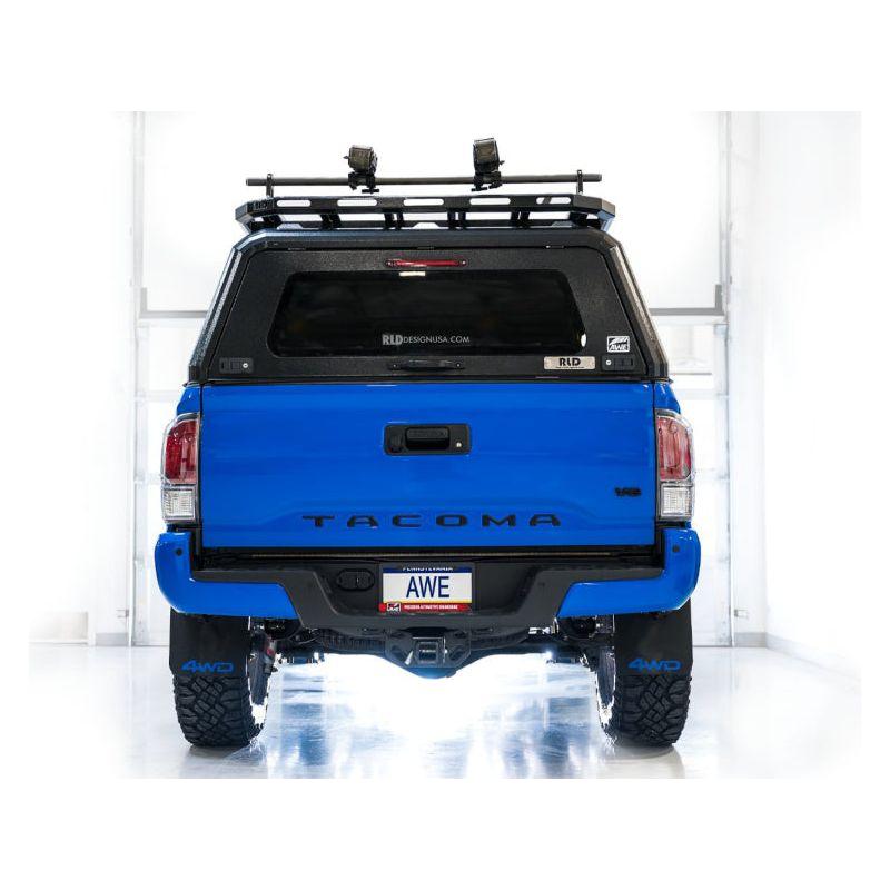 AWE 2016-2023 Toyota Tacoma 0FG Exhaust with BashGuard - No Tips