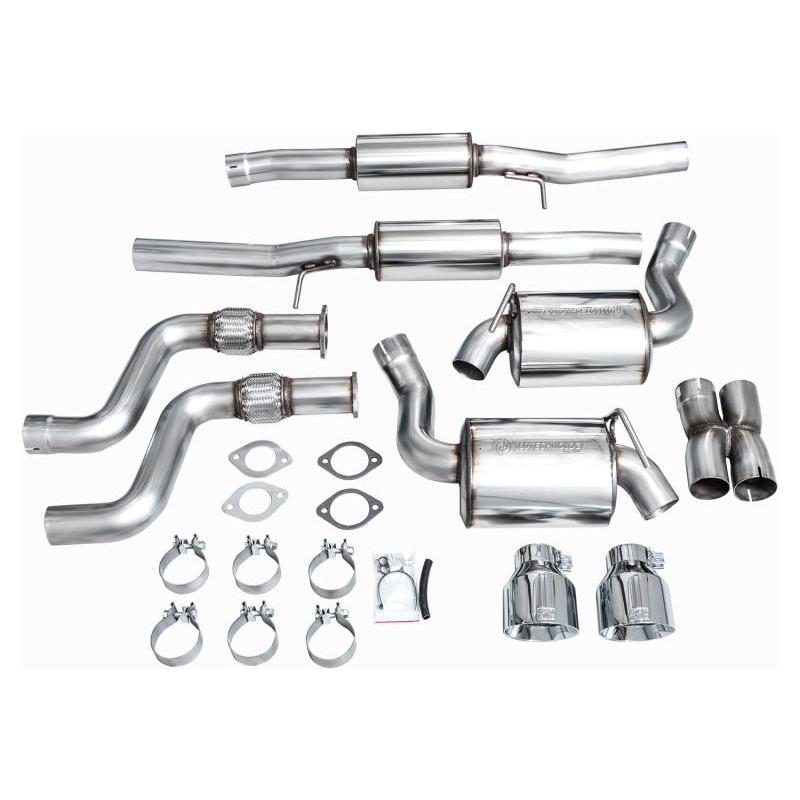 AWE 2023 Nissan Z RZ34 RWD Touring Edition Catback Exhaust System w/ Chrome Silver Tips