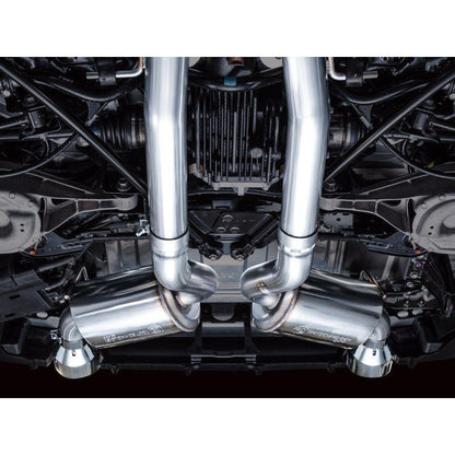 AWE 2023 Nissan Z RZ34 RWD Touring Edition Catback Exhaust System w/ Chrome Silver Tips