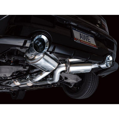 AWE 2023 Nissan Z RZ34 RWD Touring Edition Catback Exhaust System w/ Chrome Silver Tips