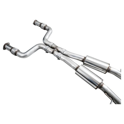 AWE 2023 Nissan Z RZ34 RWD Touring Edition Catback Exhaust System w/ Chrome Silver Tips